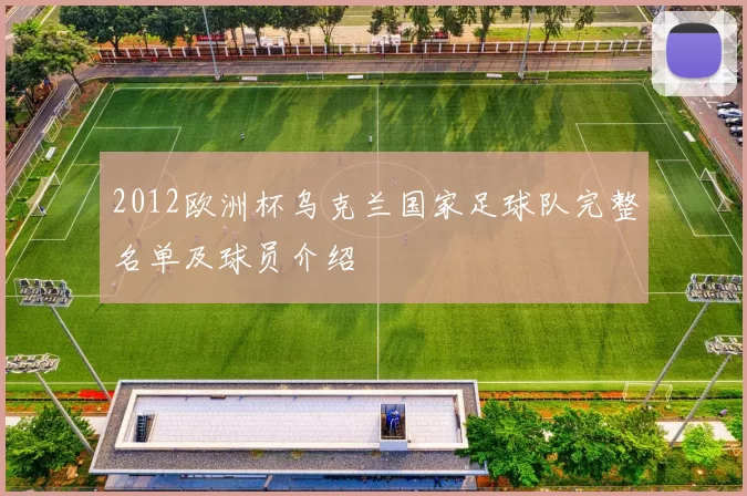 2012欧洲杯乌克兰国家足球队完整名单及球员介绍